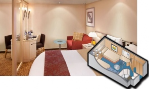 Interior Stateroom Bliss Cruise Infinity April 2021