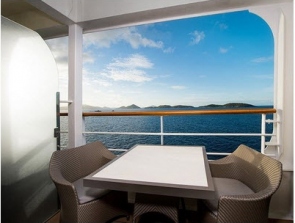 bliss cruise club veranda stateroom