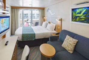 bliss cruise oasis cabin boardwalk view balcony stateroom
