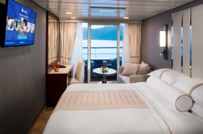 Club Deluxe Veranda Stateroom Red Carpet 2020