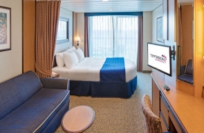 Spacious Ocean View Balcony Stateroom Temptation Caribbean Cruise 2020