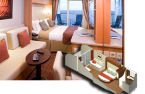 Stateroom Veranda Bliss Cruise Mexico 2023