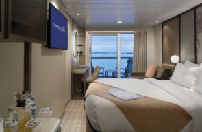 Temptation Swingers Cruise 2023 Aqua Class Stateroom Slaapkamer
