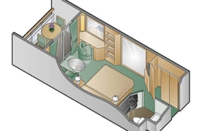 Temptation Swingers Cruise 2023 Concierge Class Stateroom Plattegrond