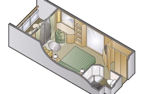 Temptation Swingers Cruise 2023 Veranda Stateroom Plattegrond