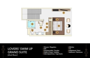 Temptation Grand Miches Lovers Swim Up Royal Suite Plattegrond