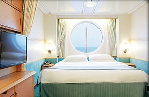 Bliss cruise Caribbean ocean view stateroom 2024