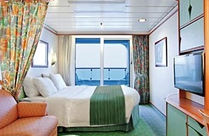 Swingers cruise Caribbean 2024 spacious ocean view balcony stateroom