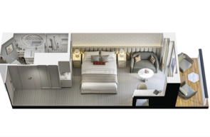 Desire Swingers Cruise Mediterranean 2026 Veranda Stateroom plattegrond