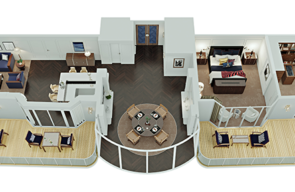 Desire Swingers Cruise 2027 West Indie Owners Suite Plattegrond